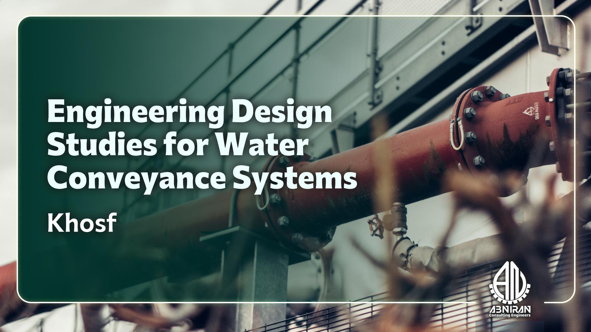 Studies on the design of the water transmission line for the green spaces of Khusf city